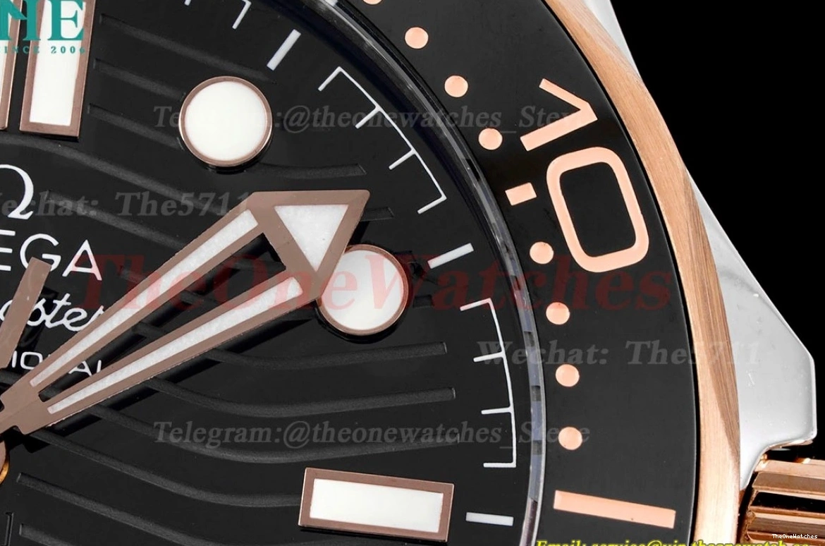 SS 300m Dial 42mm Seamaster Black A8800 JVSF RG 0226